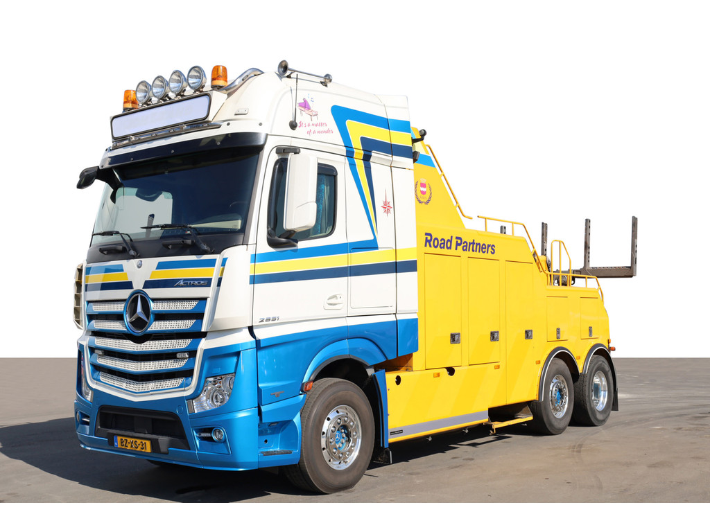 Mercedes-Benz  ACTROS 2851 6x2 BRO BB Wrecker VDZ!! 2X Winde Alcoa Xenon