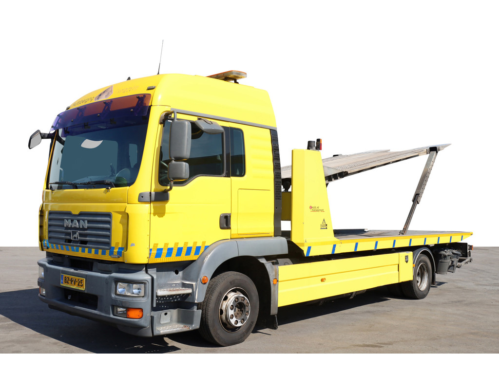 MAN  TGM 15.280 Falkom FAS 6000 1+1 Doppelstock Winde Brille Airco Full Air