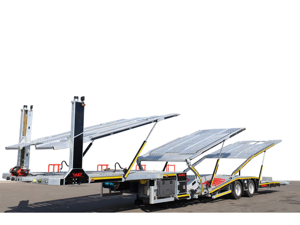 AKSOYLU  AKT2 6-Car Transport 2x Winch Remote TPMS NIEUW!! Direct leverbaar!! Trailer