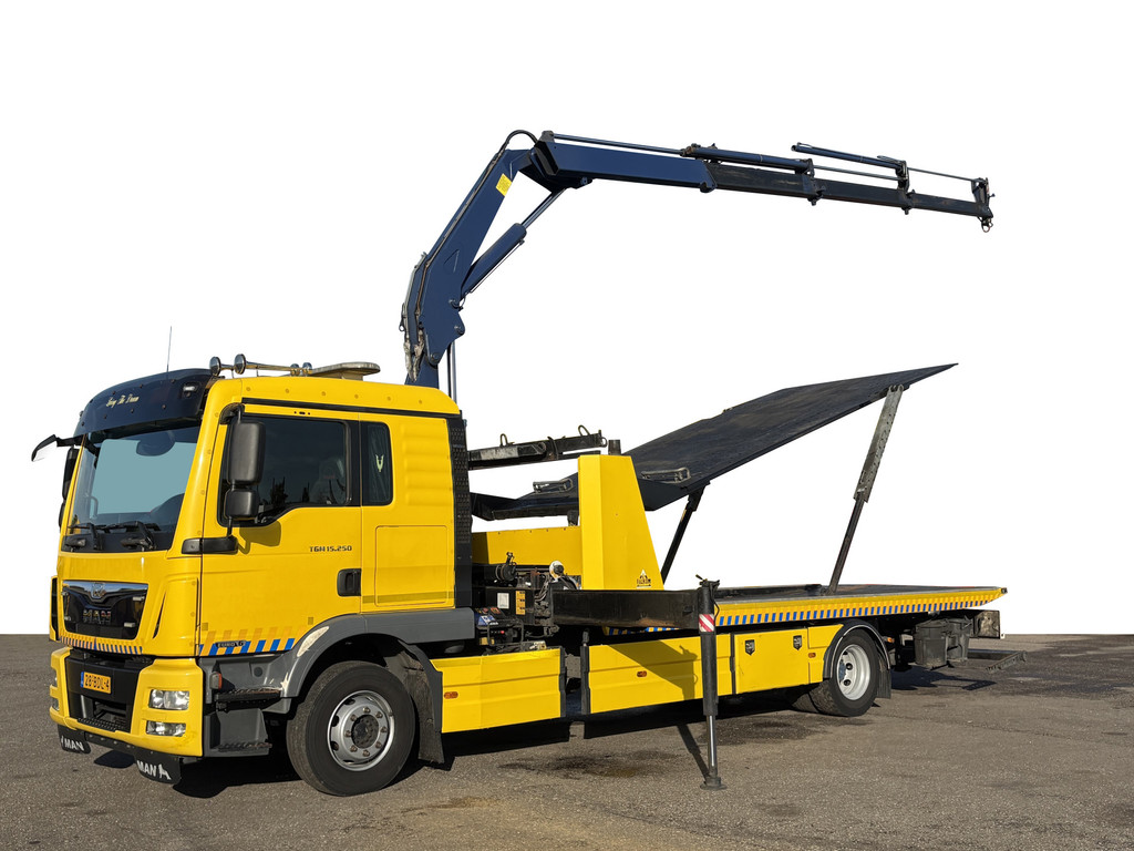 MAN  TGM 15.250 FAS 6000 Doppelstock Amco Veba V815-3S Bergingsvoertuig kran