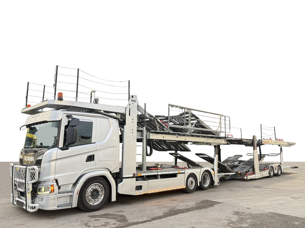 Scania  G450 6x2 Kassböhrer Metago+Intago Pro Winde Retarder ACC 10 lader Autotransporter