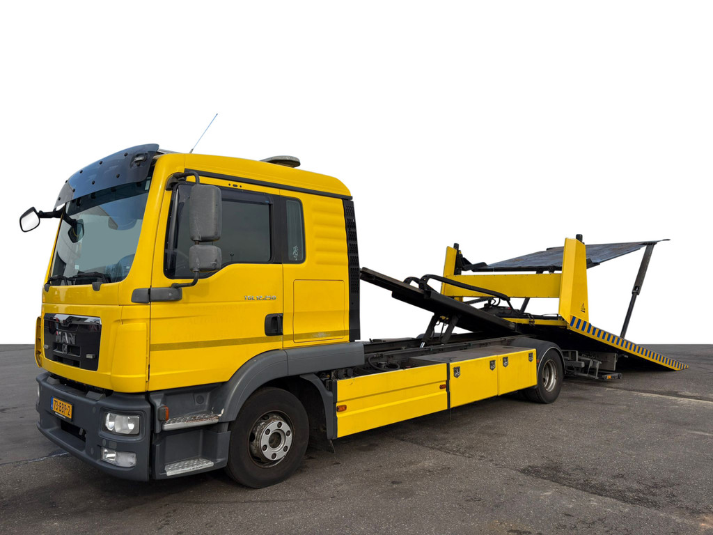 MAN  TGL 12.250 Falkom FAS 6000 1+1 Brille Winde Abschleppwagen 5 zitplaatsen Bergingsvoertuig