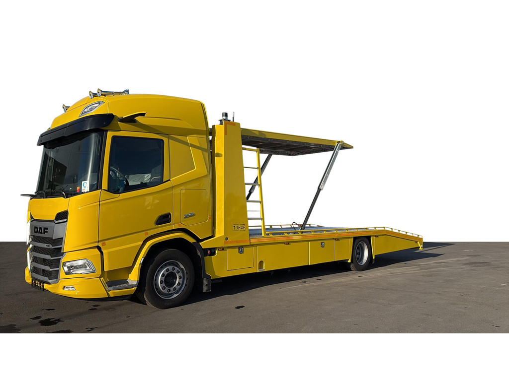 DAF  DAF XD 410 Tijhof 3 lader Led winde Autotransporter