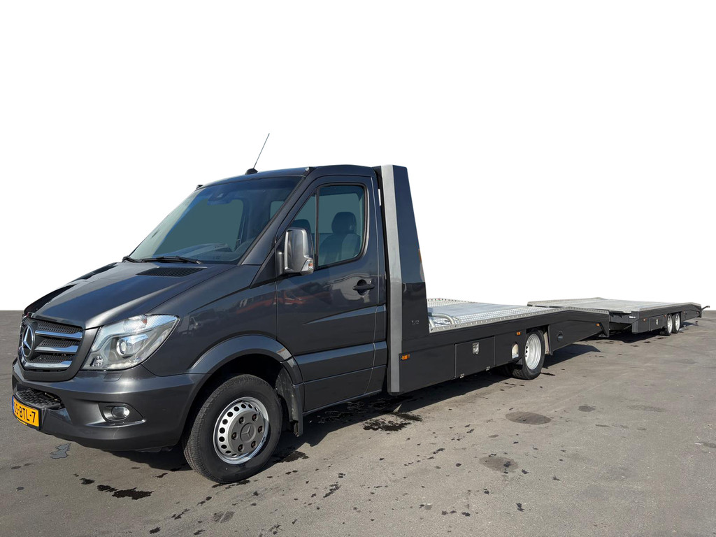 Mercedes-Benz Sprinter 519 V6 50000 kg uitvoering Luft Winde Tijhof unieke set autotransporter autotransporter