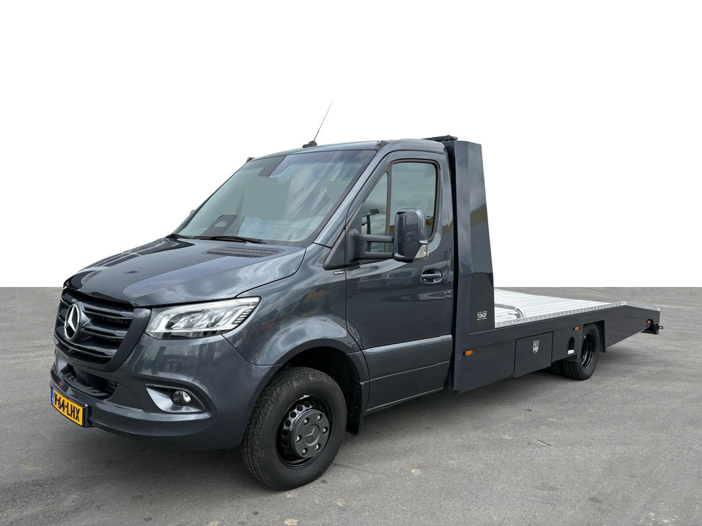 Mercedes-Benz Sprinter 519 CDI Aut. Tijhof Lucht Lier ACC LED Autotransporter