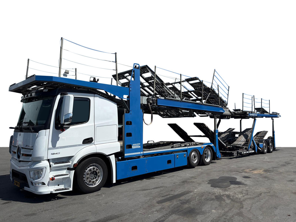 Mercedes-Benz  Actros 1943 6x2 Groenewold Ecotrans 2016 Autotransporter