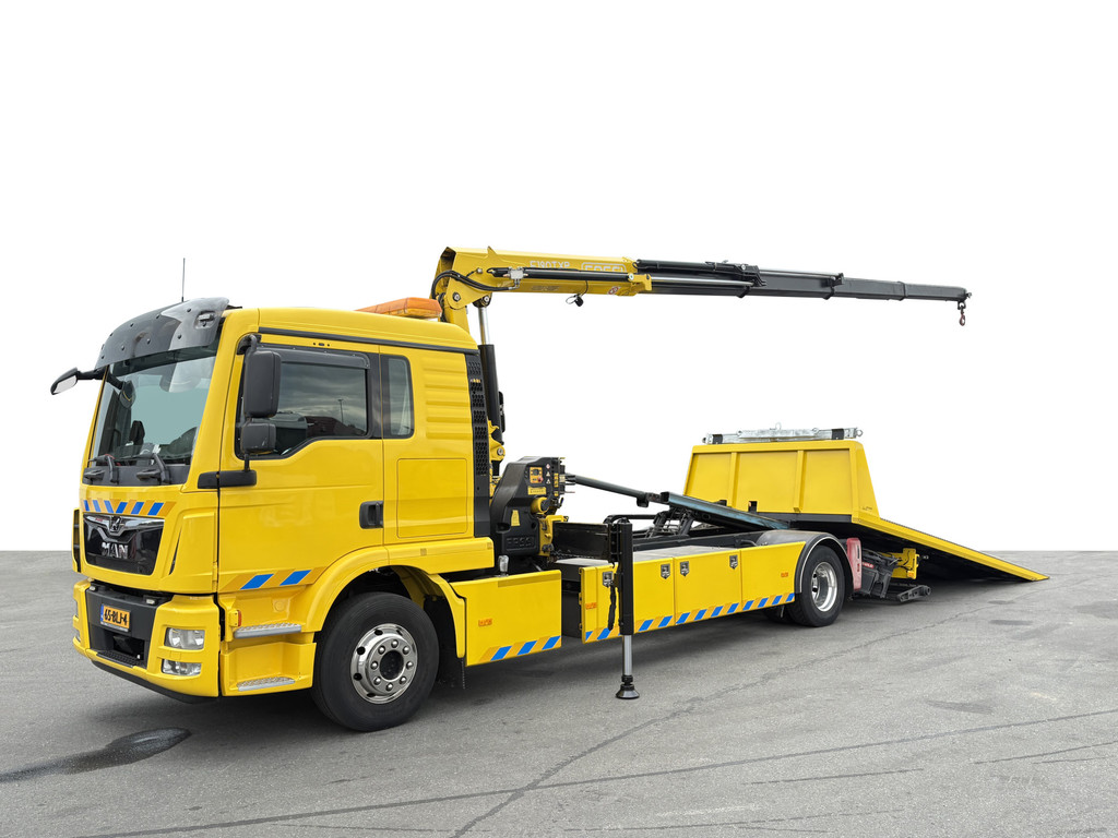 MAN  TGM 15.250 DGT 6002 Fassi F190 TXP 6 Pers Alcoa Bergingsvoertuig