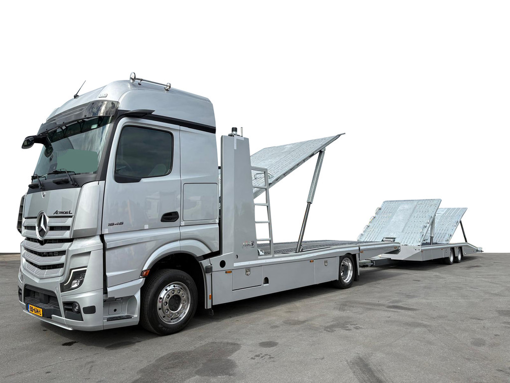 Mercedes-Benz  ACTROS 1946 Tijhof 6 lader + TA 14000 Alcoa\'s Autotransporter