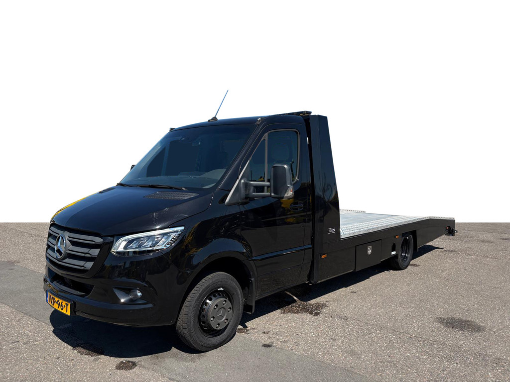 Mercedes-Benz Sprinter 519 CDI Tijhof Black-edition Leder Winde Luft Autotransporter