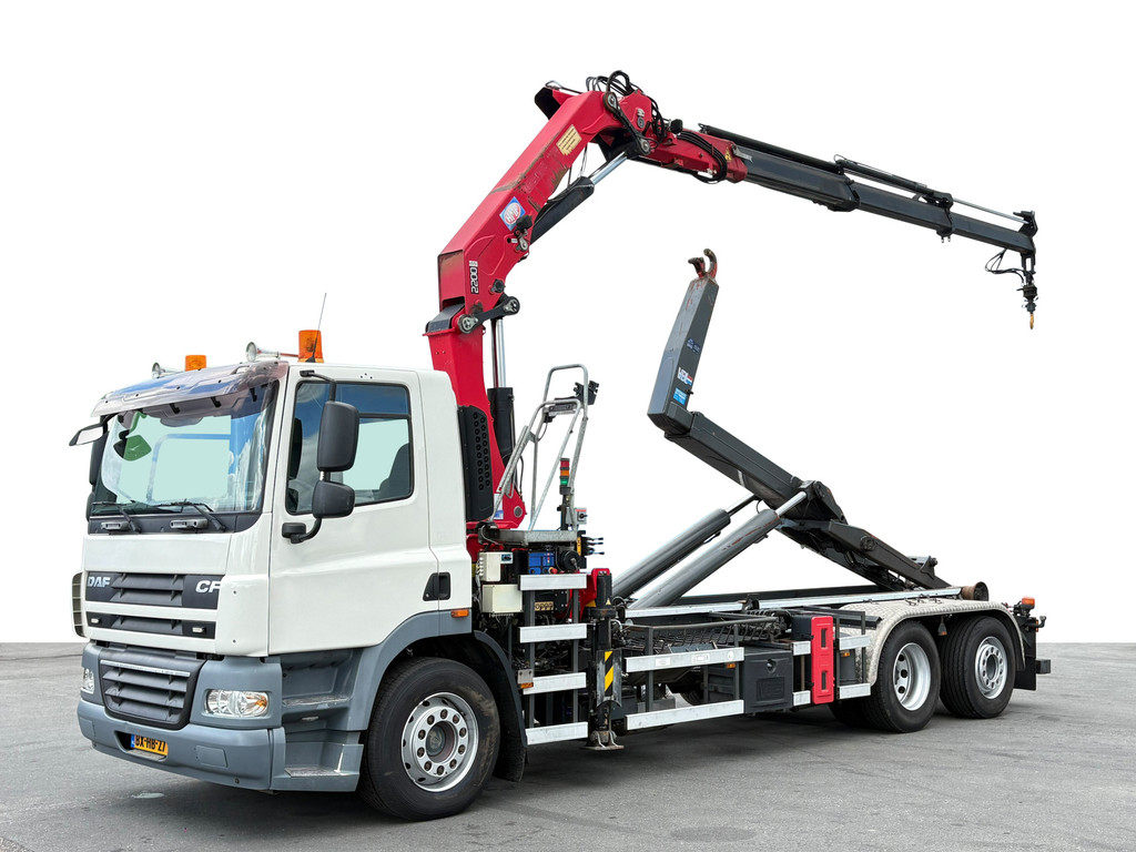 DAF  CF 85.360 6x2 VDL Haakarm HMF 2200 K3 22 Ton Kraan 277.000km!!! Remote!