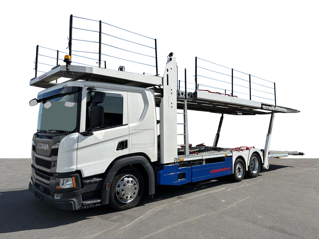 Scania  P410 6x2 Kassbohrer Citytrans Pro 5 Car Retarder Standairco Autotransporter