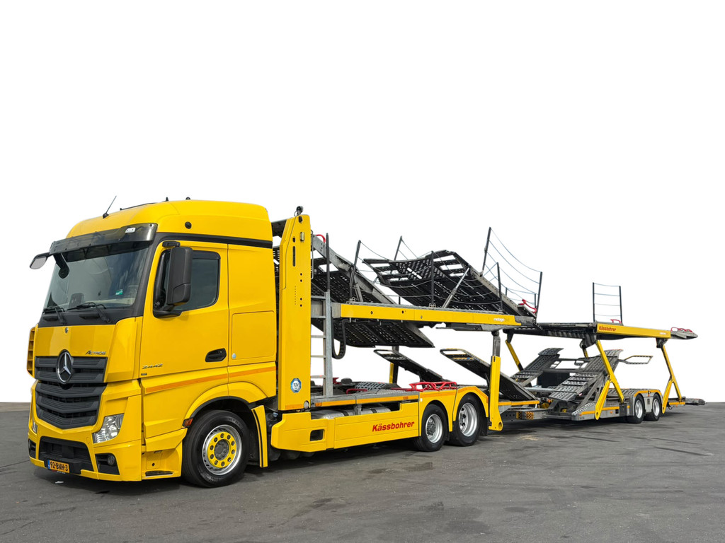 Mercedes-Benz  Actros 2442 6x2 Kassbohrer Metago Pro + Supertrans Pro Winde 3x 2019 Autotransporter