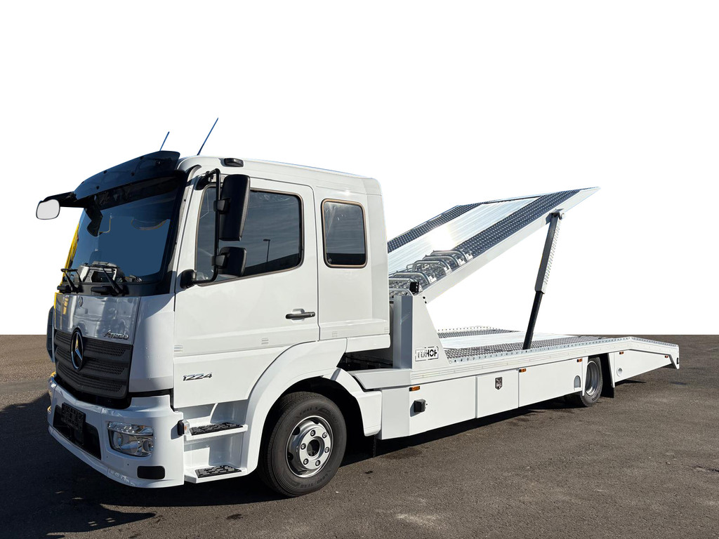 Mercedes-Benz  Atego 1224 Tijhof 2 lader 6 Persoons Winch Autotransporter